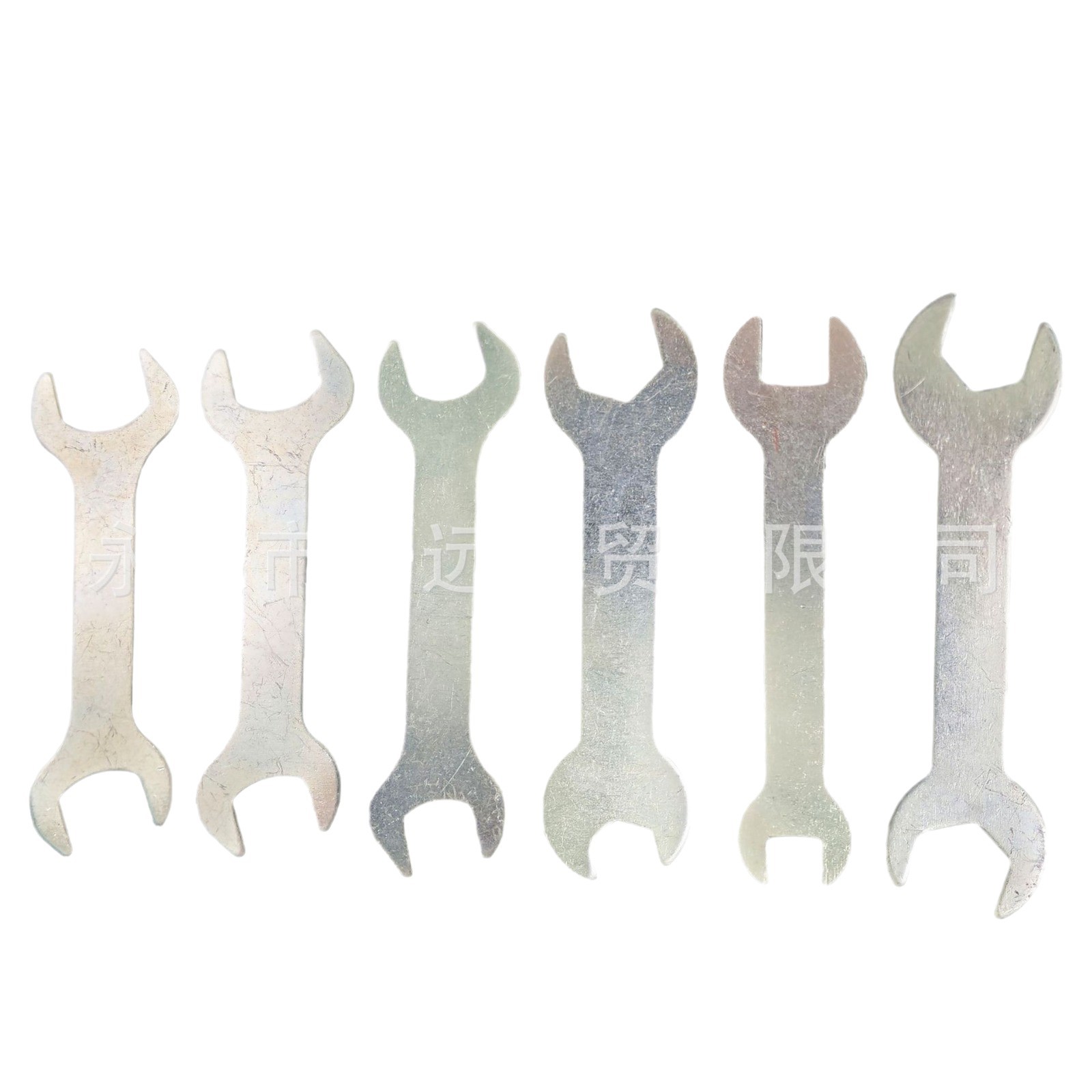 Llave de hierro al por mayor de fábrica, sujetador abierto, placa, hardware desechable, herramientas para el hogar, llave para muebles