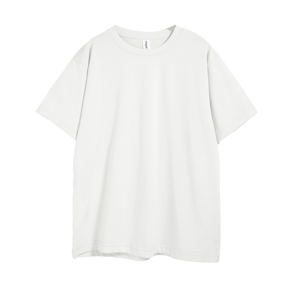 AG260 g 32 camisetas pesadas de algodón puro con hombros caídos, camiseta de manga corta de marca de moda suelta de gran tamaño personalizada