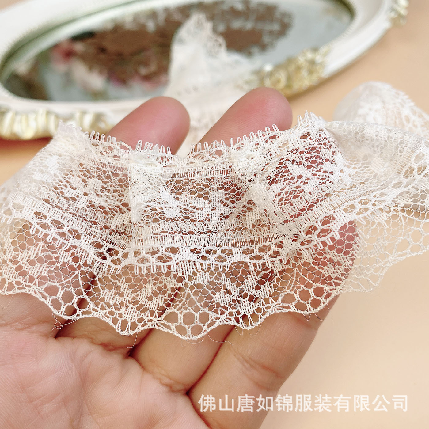 Tang Ruojin 레이스 4cm 의류 장식 레이스 액세서리 컬러 스트랩