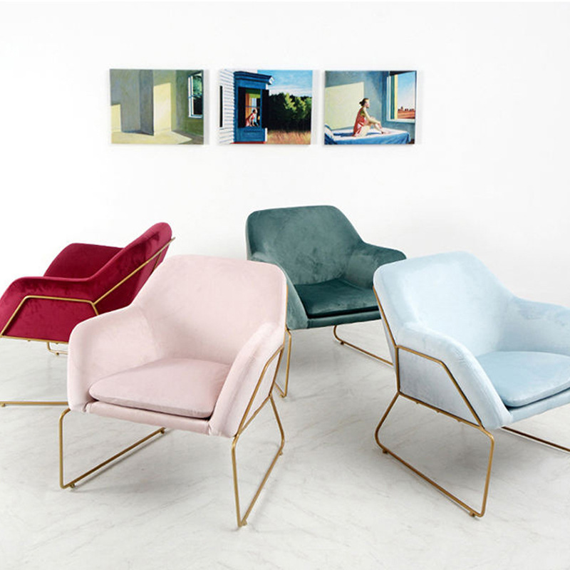 Taburetes de lujo ligero y de alto nivel, sillas de cafeteria caseras modernas y simples, sillas de relajación de tela, sillas de comedor nórdicas