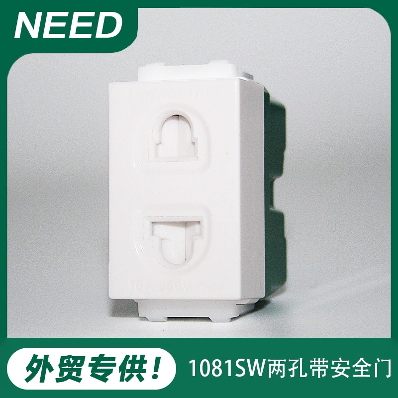 Switch socket настенный переключатель 2 отверстия гнездо 16A/1-разрядная функциональная клавиша Быстрая проводка экспорт Юго-Восточной Азии
