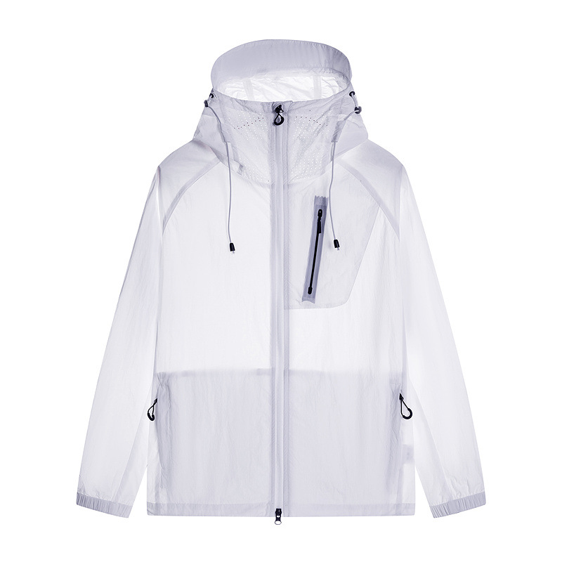 Nueva ropa de protección solar antibacteriana 7A para hombres y mujeres, estilo pareja, ropa de verano para el cuidado de la piel, ropa de protección solar con capucha, compra al por mayor transfronteriza en grupo