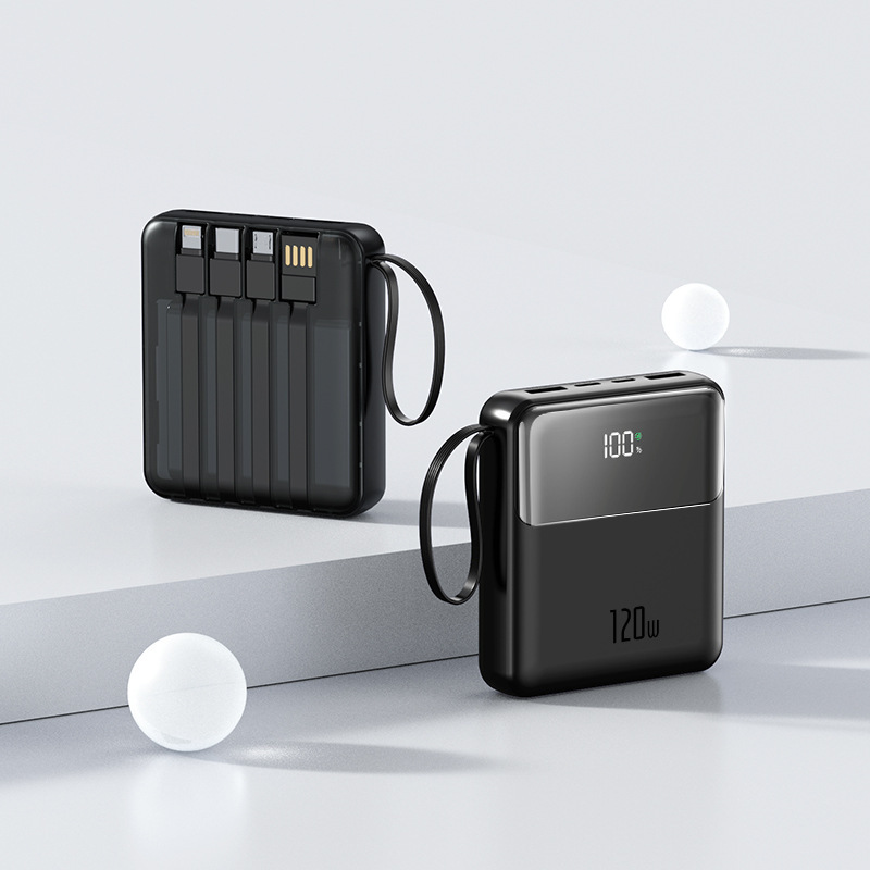 政府認定ミニ 4 線式超高速充電大容量パワーバンク小型ポータブル電源プリント|undefined