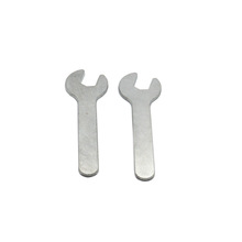 镀锌一次性配套单双头简易扳手铁呆头家用卫浴家具片开口E18