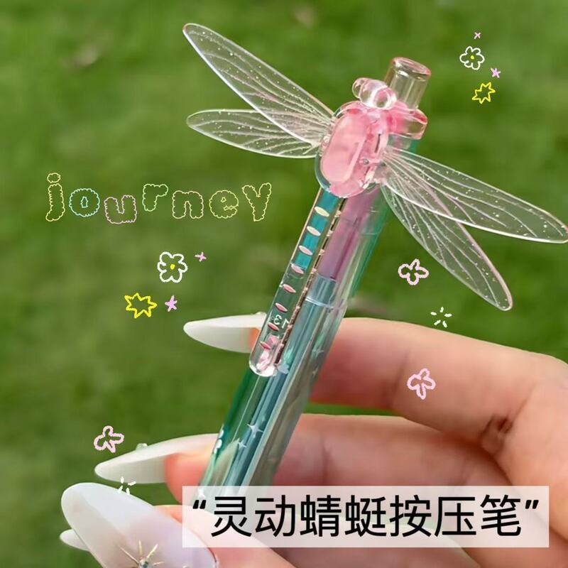 New Kaku Mi Wing-Shaped Press-Type Gel Pen, High-Quality, Quick-Drying, Stylish Stationery for Students, Writing Pen New Kaku Mi Wing-Shaped Press-Type Gel Pen, High-Quality, Quick-Drying, Stylish Stationery for Students, Writing Pen