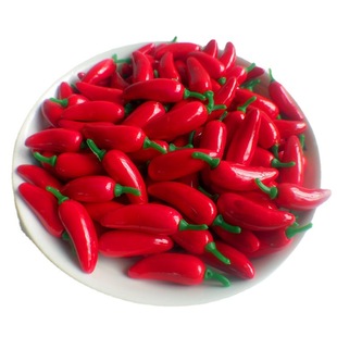 Factory Direct simulation mini fruit and vegetable simulation pepper wholesale mini pepper foam pepper 40#