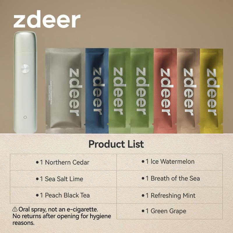 【外贸款】zdeer左点智能电子口腔喷雾口味弹替换装 海外版