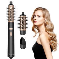 国境を越えた売れ筋のスリーインワン熱風コーム、自動左右ヘアアイロン、多機能ヘアドライヤー、カーリングとストレートの両用ヘアドライヤーコーム