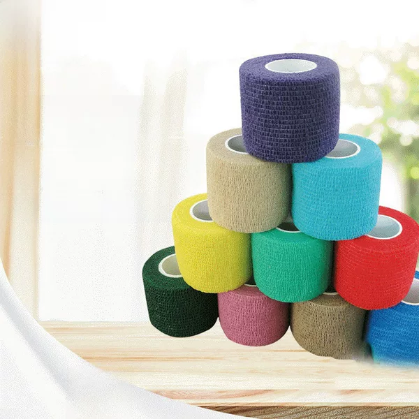 Non-woven self-adhesive elastic bandage hand joint bandage color printing tape