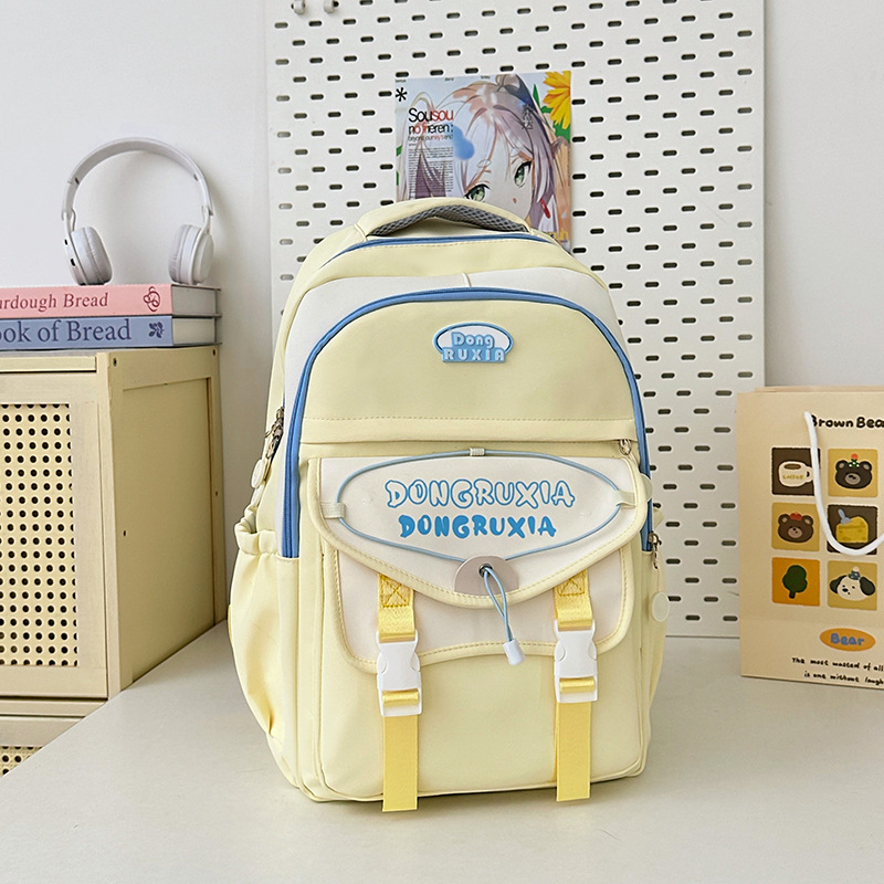 Comercio exterior mochila de alto valor para mujer al por mayor escuela secundaria, escuela secundaria, estudiante universitario, mochila de estilo universitario, mochila de viaje de gran capacidad