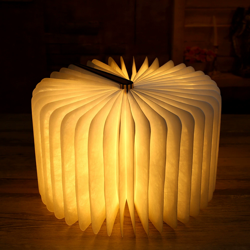 ФабричноеDirect книжная лампа LED LED складная лампа книга Эта лампа USB зарядка книга лампа Творческая деревянная лампа страницы творческий ночной свет