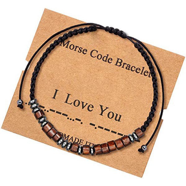 15g Weight Iron Stone Pendant Material Drawstring Bracelets Classification rope Chain Material 1 Piece Quantity Holiday, Daily Occasion rope, Iron Stone Material Geometric Pattern Unisex Gender Beaded, Braid Design Classic Style Style Classic Style Geometric Rope Iron Stone Wholesale Drawstring Bracelets 3
