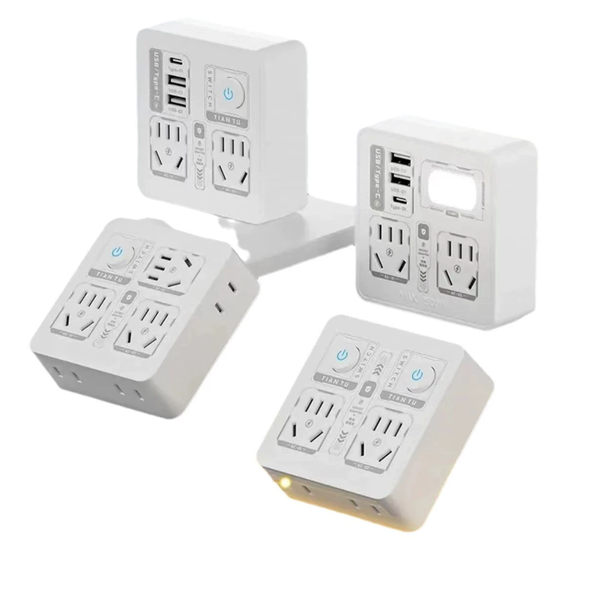 Официальный переходник гнездо 86 панель много пористый ночник USB конвертация общежитие дом многофункциональная переходная плата