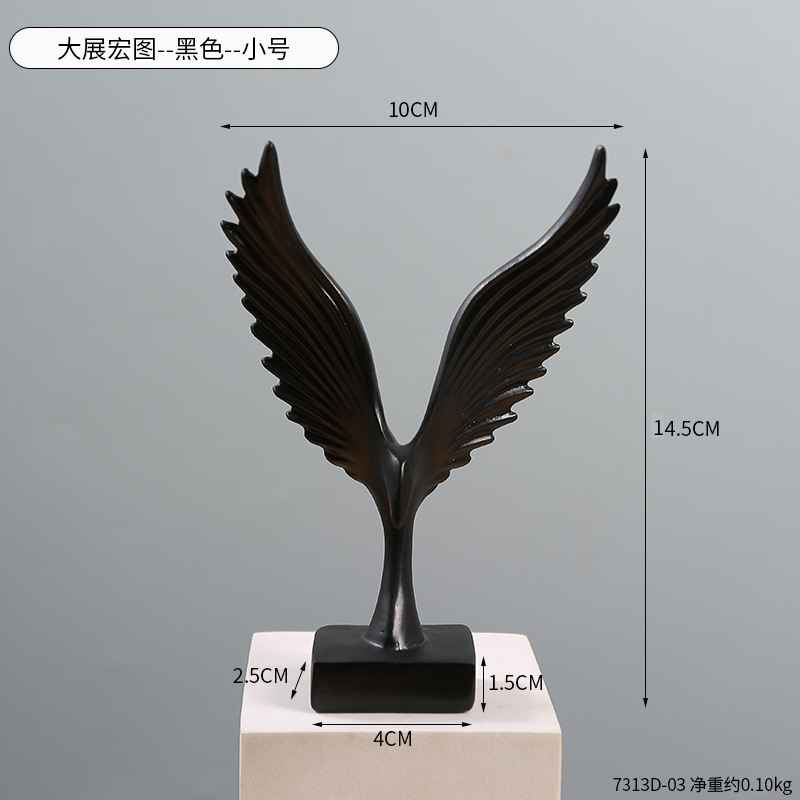  Light Luxury Mini Show Grand Figure Ornaments Home Wine Cabinet Showcase Photography Decorations Resin Crafts