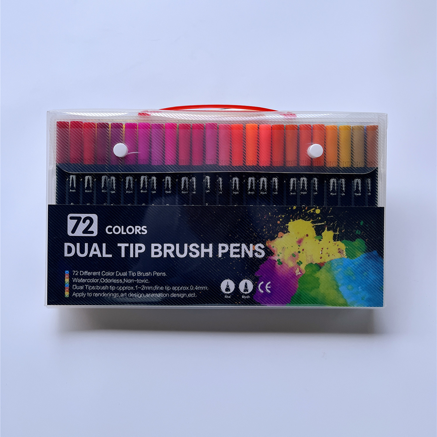 Amazon doble cabeza marcador de color suave cabeza acuarela pluma suministros de arte niños regalo pintura traje