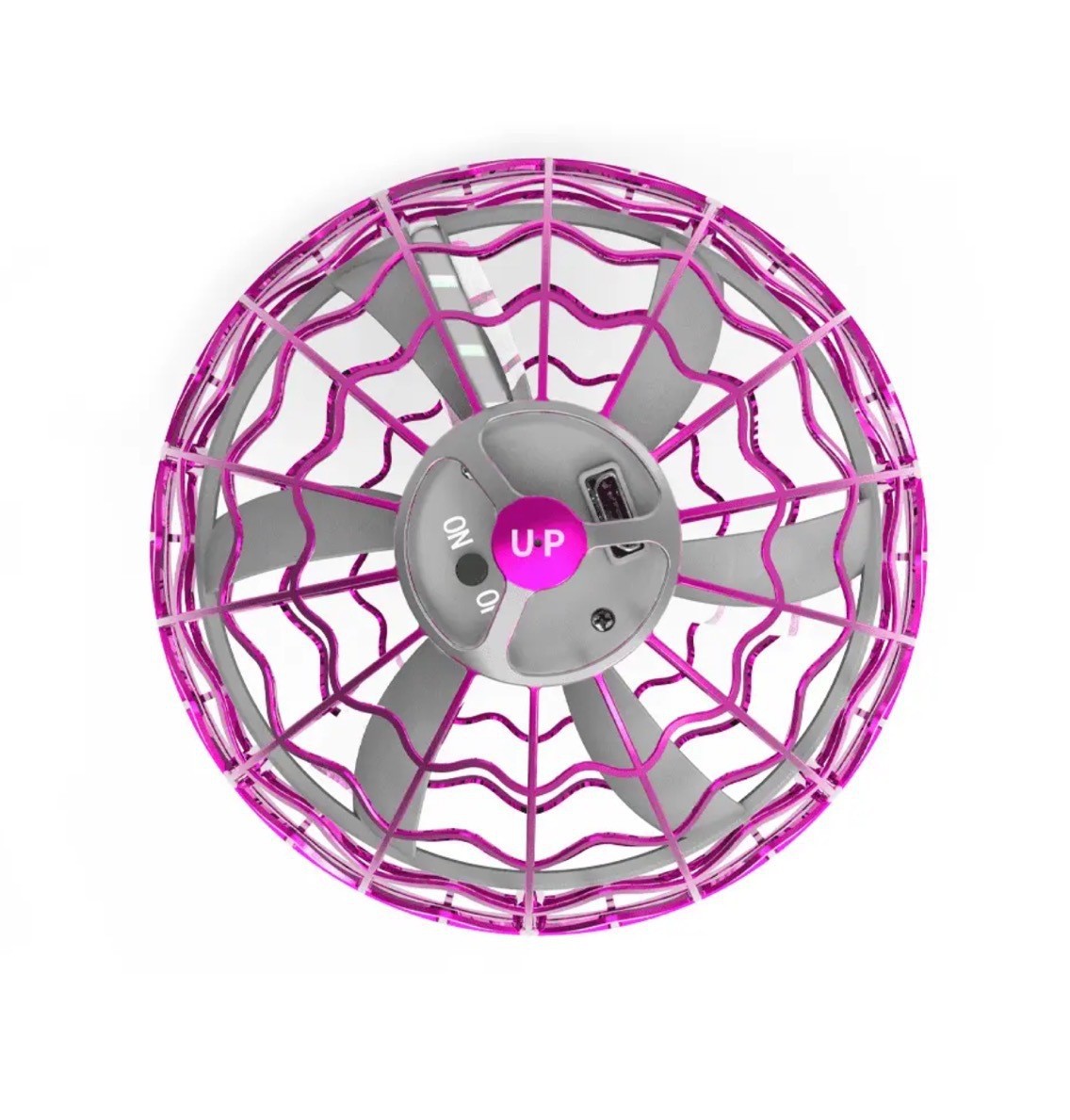 8.5cm 물방울-보라색(배터리 수명 길다)