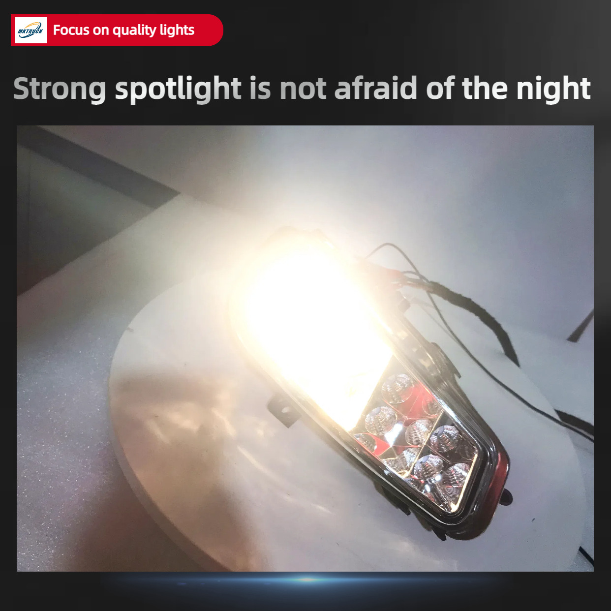 Aplicable a Mercedes-Benz AROCS lámpara de niebla delantera LED modelo 4143 / 4145 camión 9608202156 / 9608202256