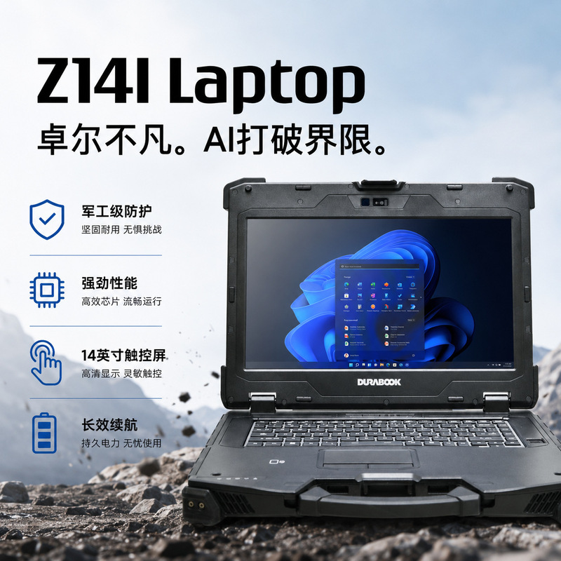In-Stock Fast Delivery Z14I Fully Rugged Laptop with Ip66 Dust and Water Protection, Mil-Std810H Military Standard Certification In-Stock Fast Delivery Z14I Fully Rugged Laptop with Ip66 Dust and Water Protection, Mil-Std810H Military Standard Certification