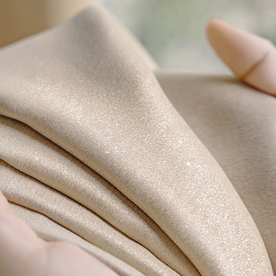 Cortinas Opacas de Alta Gama para Dormitorio y Sala de Estar, Estilo Crema Moderno, Modelo Nuevo 2025, 100% Bloqueo de Luz y Aislamiento Térmico
