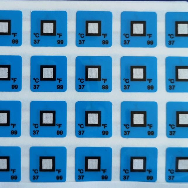 HWDJ-37 меняющая цвет бумага для измерения температуры Hanqun необратимый патч для измерения температуры индикатор температуры меняющий цвет патч температуры чувствительная к температуре полоса