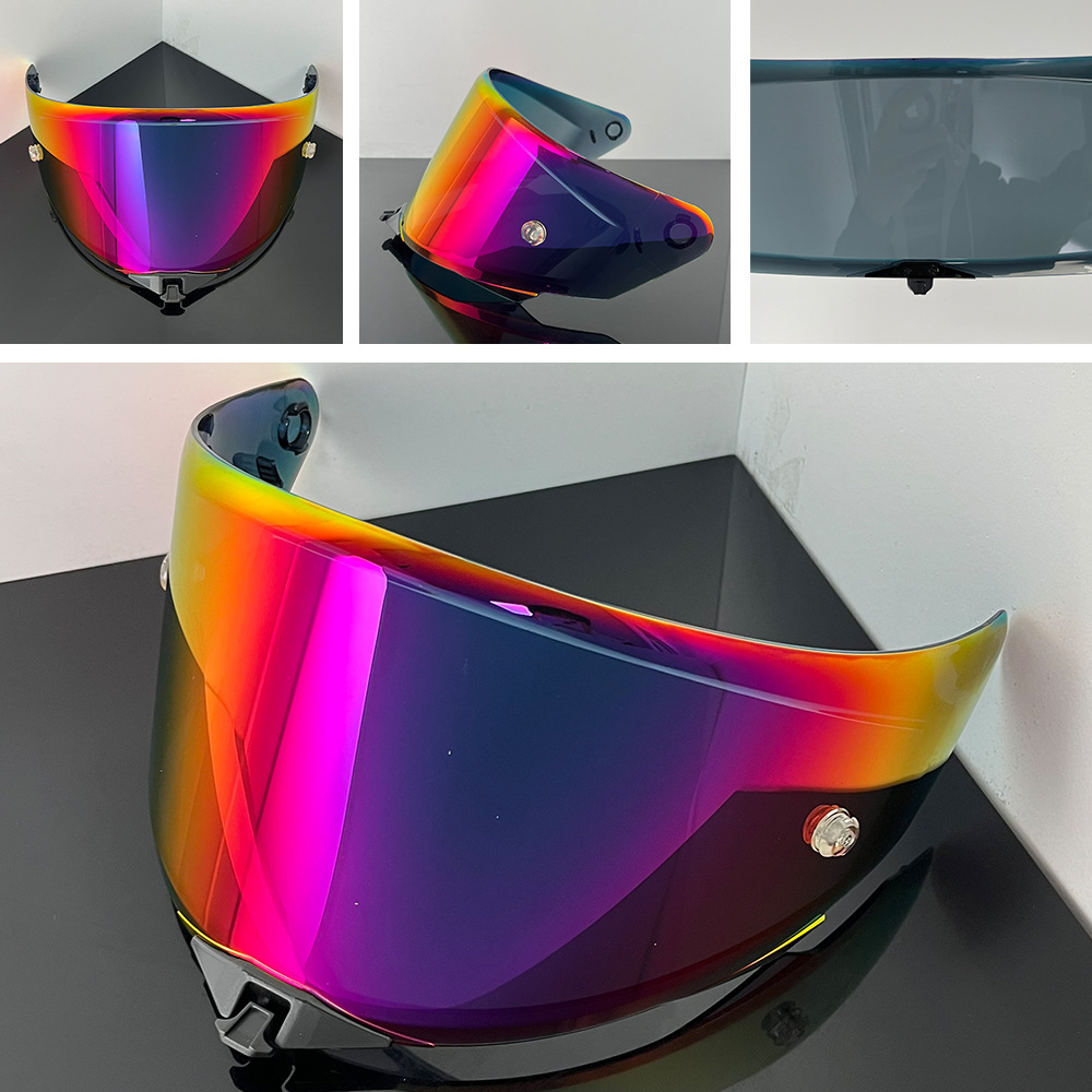 Tt-Revo Helmet Lens Full-Face Helmet Sun Protection Mirror-Coated Day and Night Universal Ttr Mirror Motorcycle Helmet Accessories