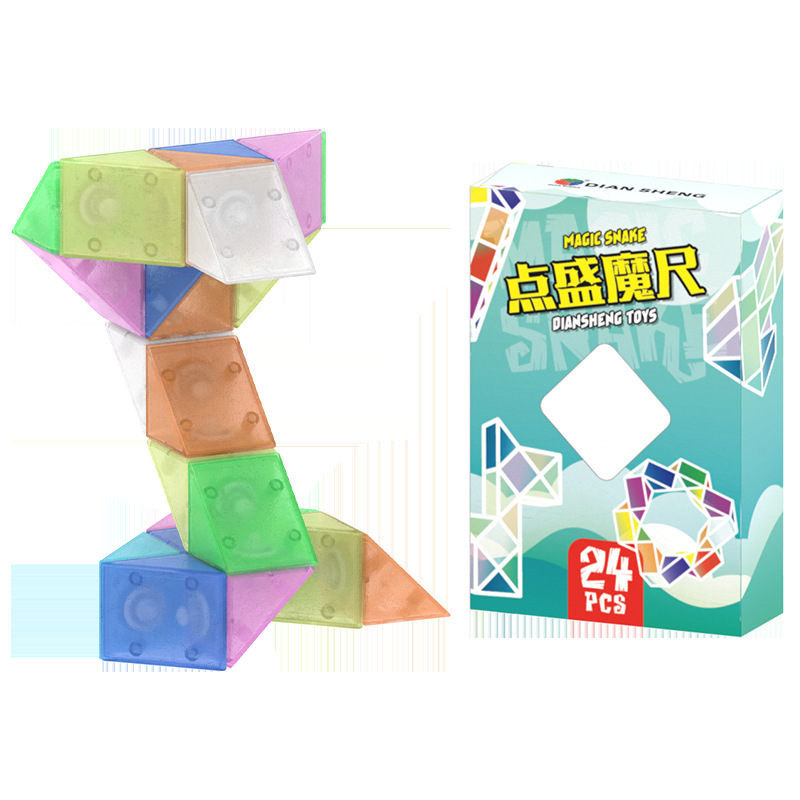 Diansheng 多用途マジック定規 ガラス色 24 セクション ゼリーカラー 36/48/60/72 セクション 幼稚園 子供用 おもちゃ ギフト|undefined