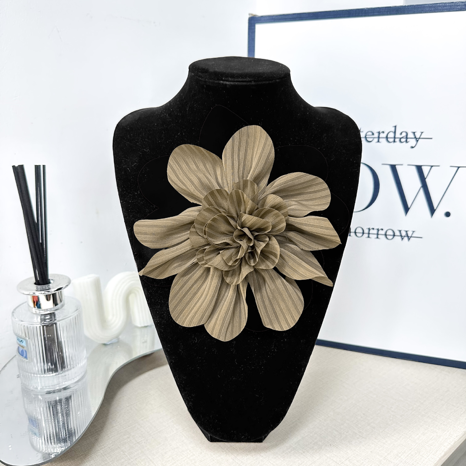 18cm simulación de flores hechas a mano, ropa, bolsas, accesorios, ropa, accesorios para el hogar, accesorios de coincidencia en línea