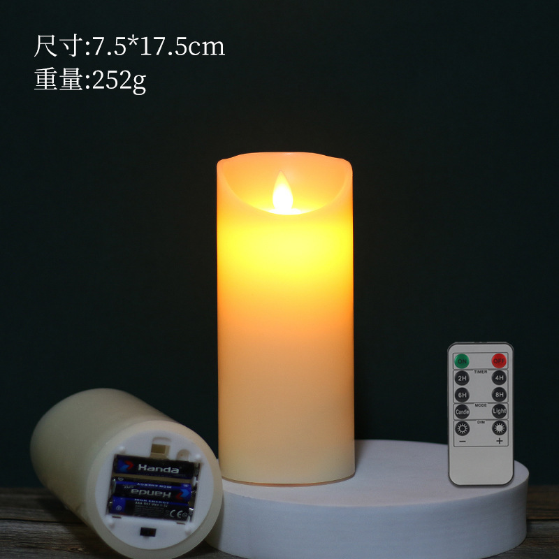 遥控电子蜡烛灯 仿真假蜡烛万圣节七夕情人节氛围灯led蜡烛灯跨境|undefined