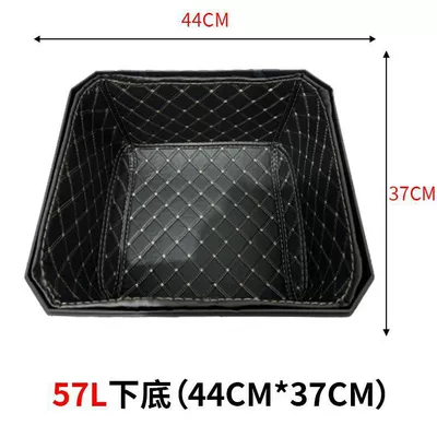 box, Motorcycle trunk - 57l-lining-bottom-thickened-leather-material