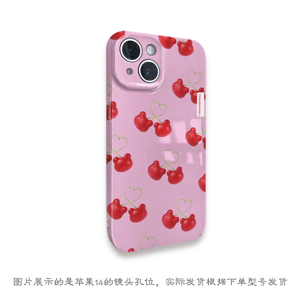 Feilin Cherry Sweet Simple Style Phone Cases Phone Accessories display picture 7