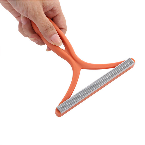 Coat hair remover plastic handle wide strip shaving hair ball trimmer artifact double-tooth hairy clothing shaver