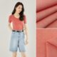 New modal casual rayon 1 × 1 high elastic bottoming shirt fabric 200/260G spring, autumn and winter bottoming cloth