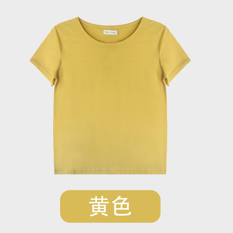 メリノウール100% 親子アウトドア半袖スポーツ吸汗速乾レディースTシャツ 春夏秋|undefined