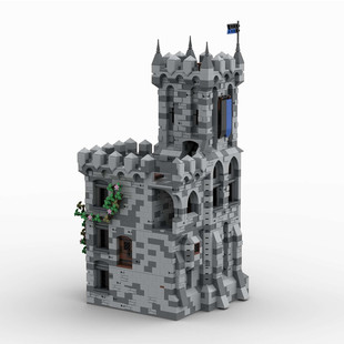 Moc-131230 Medieval Castle Tavern and Guard Room Expansion 4650 Particle Count