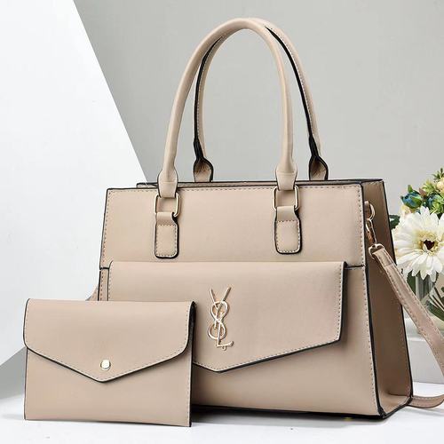High-end solid color women's bag 2024 high-end large-capacity handbag Korean version autumn and winter new style mother-in-law single shoulder women's bag