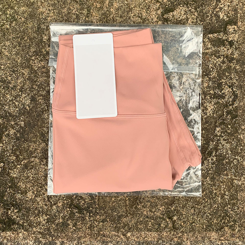 LULU ヨガパンツ 両面起毛 スリムフィット ヌード ハイウエスト スポーツパンツ 高弾性 桃尻 吸湿通気性 9点パンツ