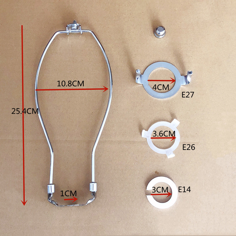 Estante de cuerno de plata de 10 pulgadas (con los accesorios del adaptador)