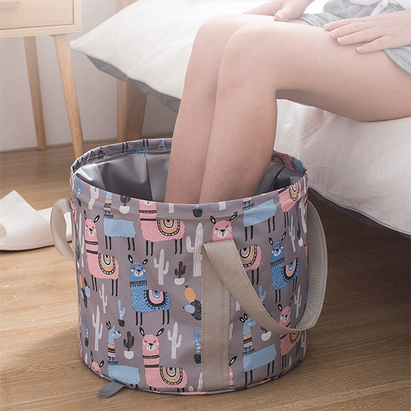 Портативная складная ванночка для ног из оксфордской ткани, домашняя ванночка для ног, ведро для мытья ног на открытом воздухе, для автомобиля, рыбалки