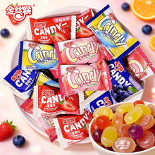 金丝猴CANDY果味硬糖白桃夹心糖海盐柠檬味糖高颜值网红糖果批发