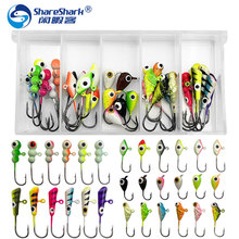 闲暇客 现货盒装冰钓钩套装 多品种根钓钩迷你小铅头钩冬钓钩批发