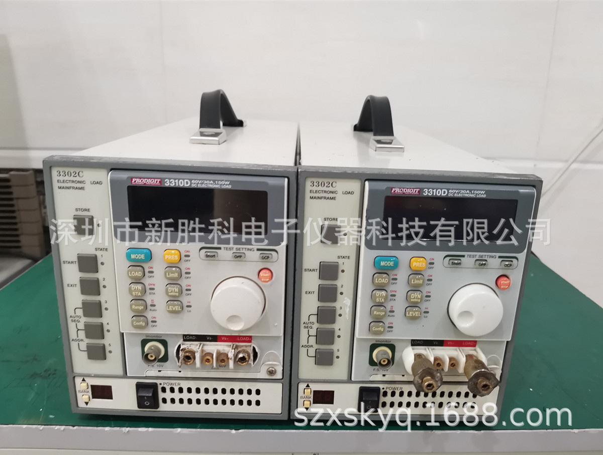 电子负载3302C+3310D 博计3311D可编程直流负载仪60V/30A/150W
