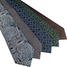 真丝桑蚕丝提花印花领带时尚新潮经典7.8公分大头领带现货领带