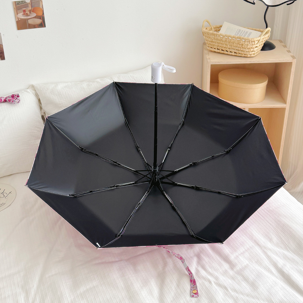 Hochwertiger, digital bedruckter Regenschirm mit Vintage-Ölgemälde-Motiv, tragbar und automatisch, für Sonne und Regen geeignet, Sonnenschutz für Damen_voghion.com