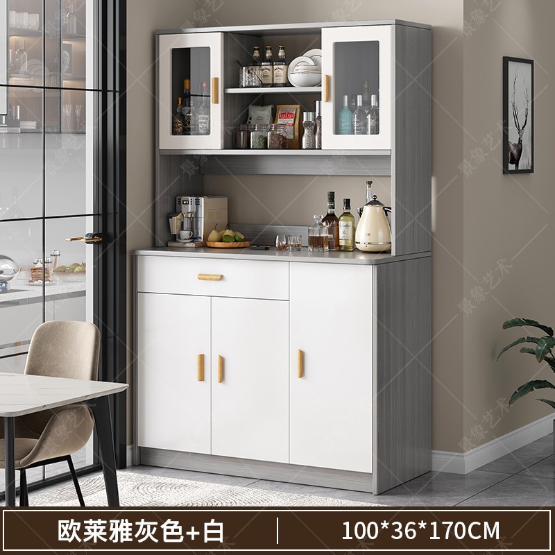 Gabinete de comedor moderno simple de gran capacidad multifuncional todo en uno contra la pared de almacenamiento gabinete alto salón de vinos almacenamiento gabinete lateral