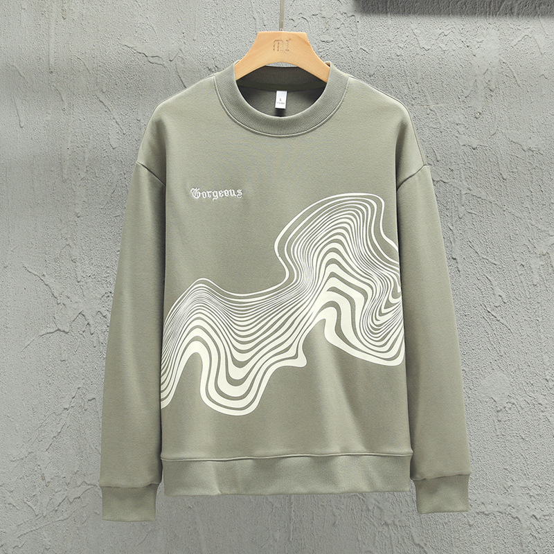 Rundhalspullover für Frühling und Herbst, neues Bottoming-Shirt, langärmeliges Oberteil, locker sitzendes Casual-Modelabel_voghion.com