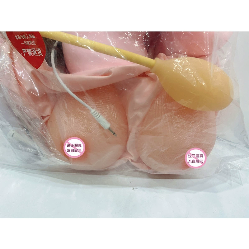 Silicone electric wig, inflatable doll for adults