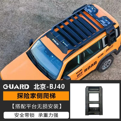Roof rack – aluminum alloy roof platform - climb-ladder
