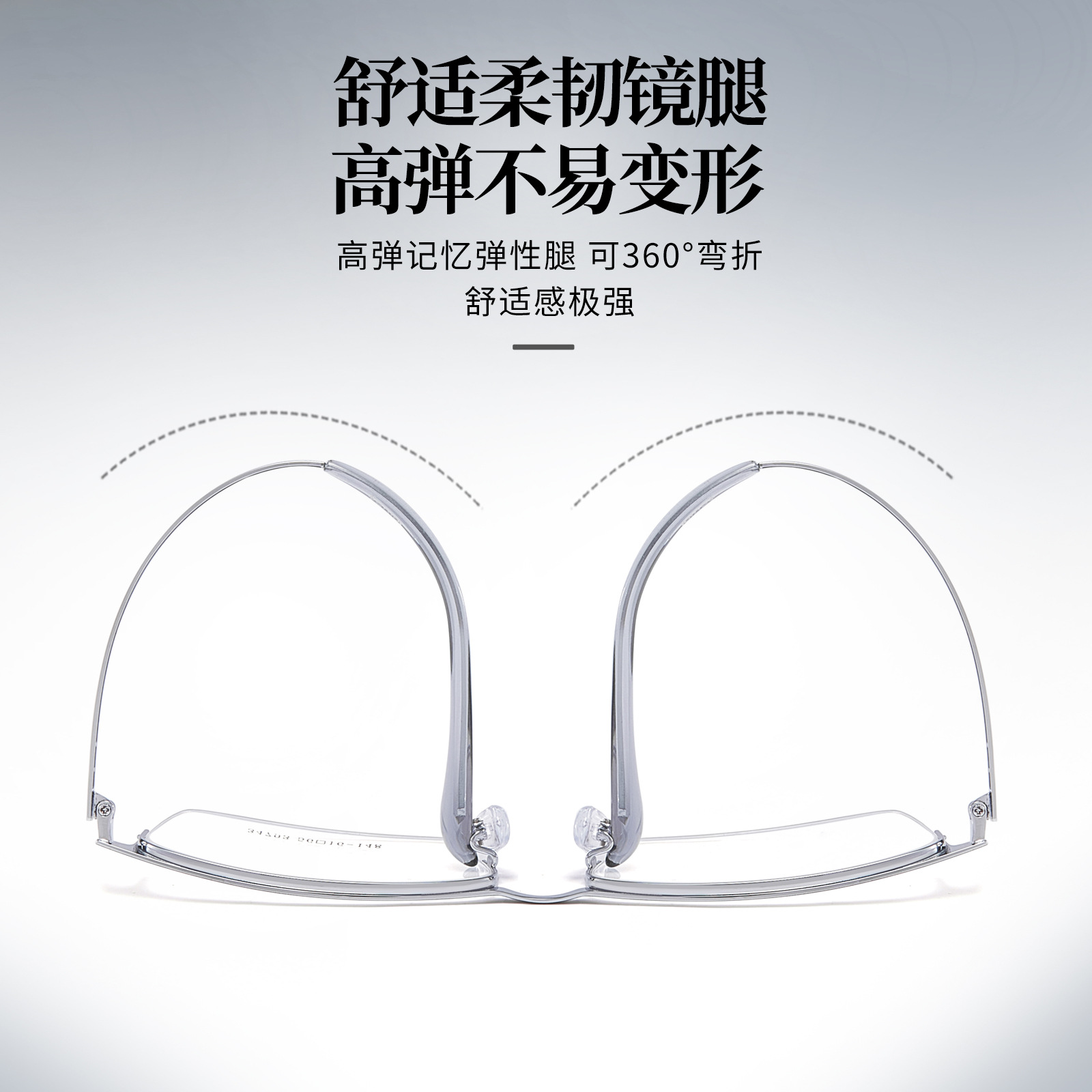 VOSS temperamento hombre de negocios medio marco marco de gafas aleación de alta calidad vacío IP galvanoplastia anticorrosión al por mayor gafas