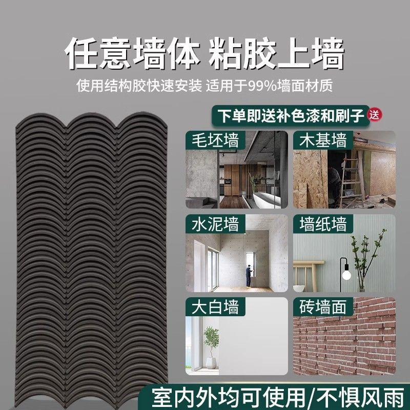 Pu azulejo Internet celebridad piedra pared exterior ladrillo salón de té B & B decoración interior y exterior cóncavo-convexo simulación piedra Fondo pared fabricante