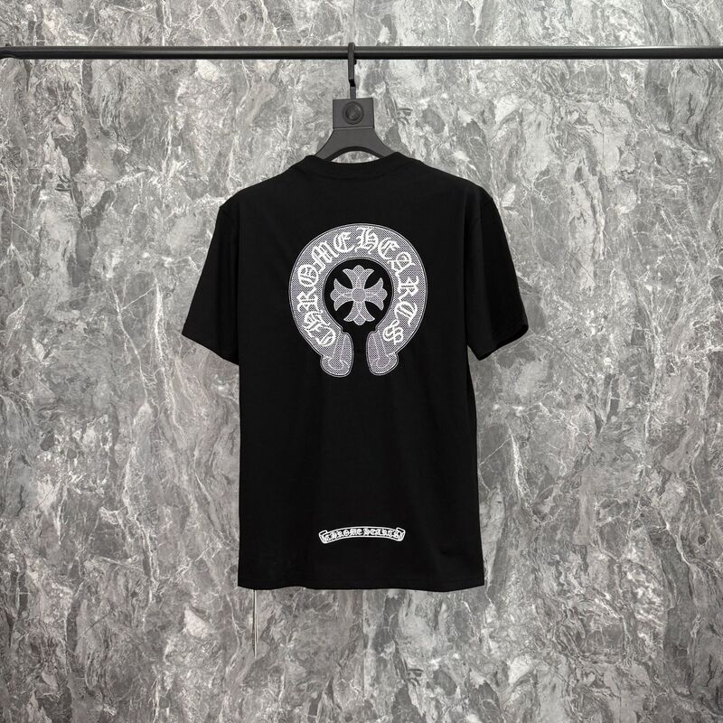 クローバーTシャツのクロスボーダーハイバージョン、ゆったりとしたトレンディなクローバークロスプリント、男女カップル同じスタイルの半袖|undefined